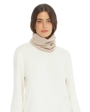 Women's Pure Cashmere Collar Scarf Beige