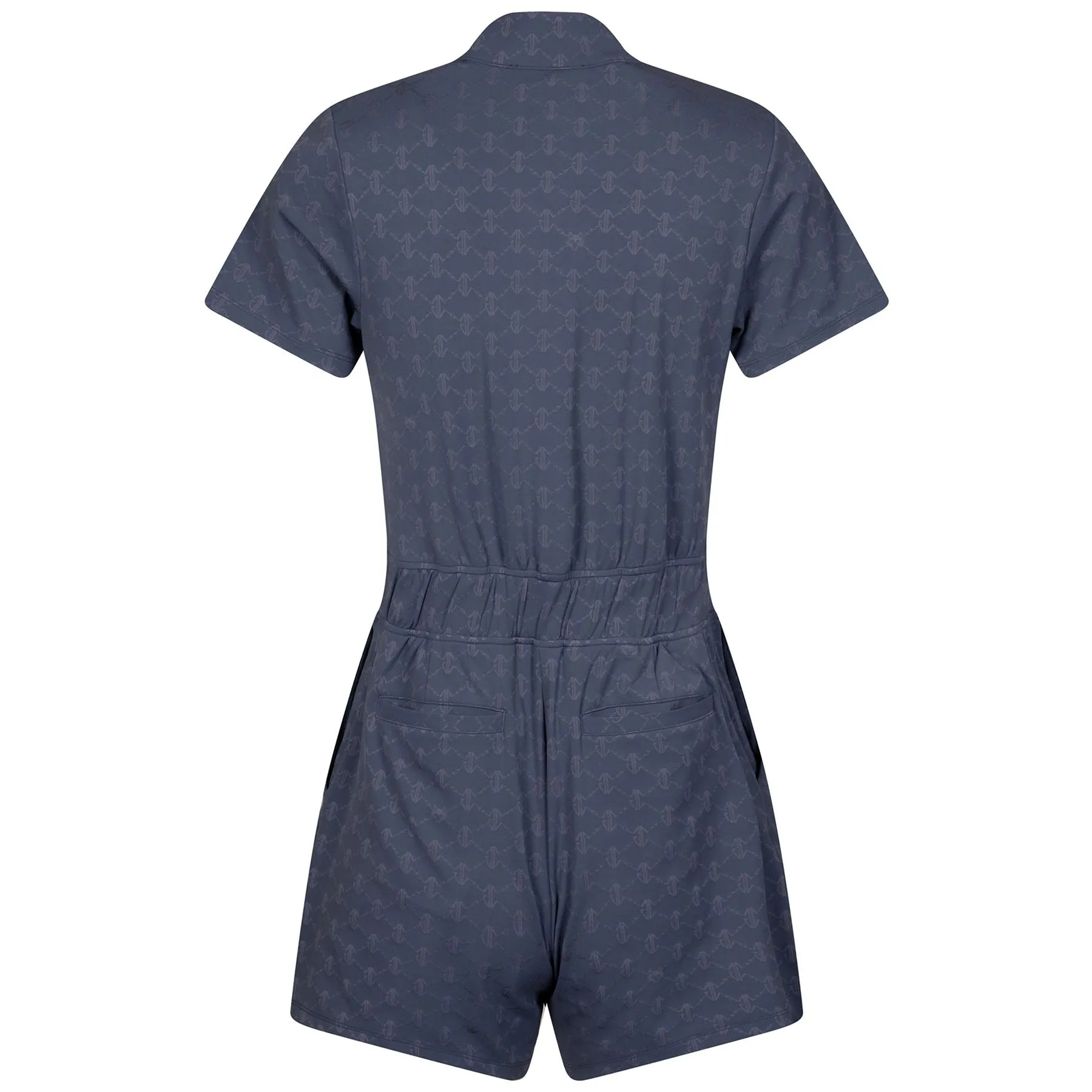 Womens Wolf Links Jacquard Dani Romper Vintage Indigo - SU24