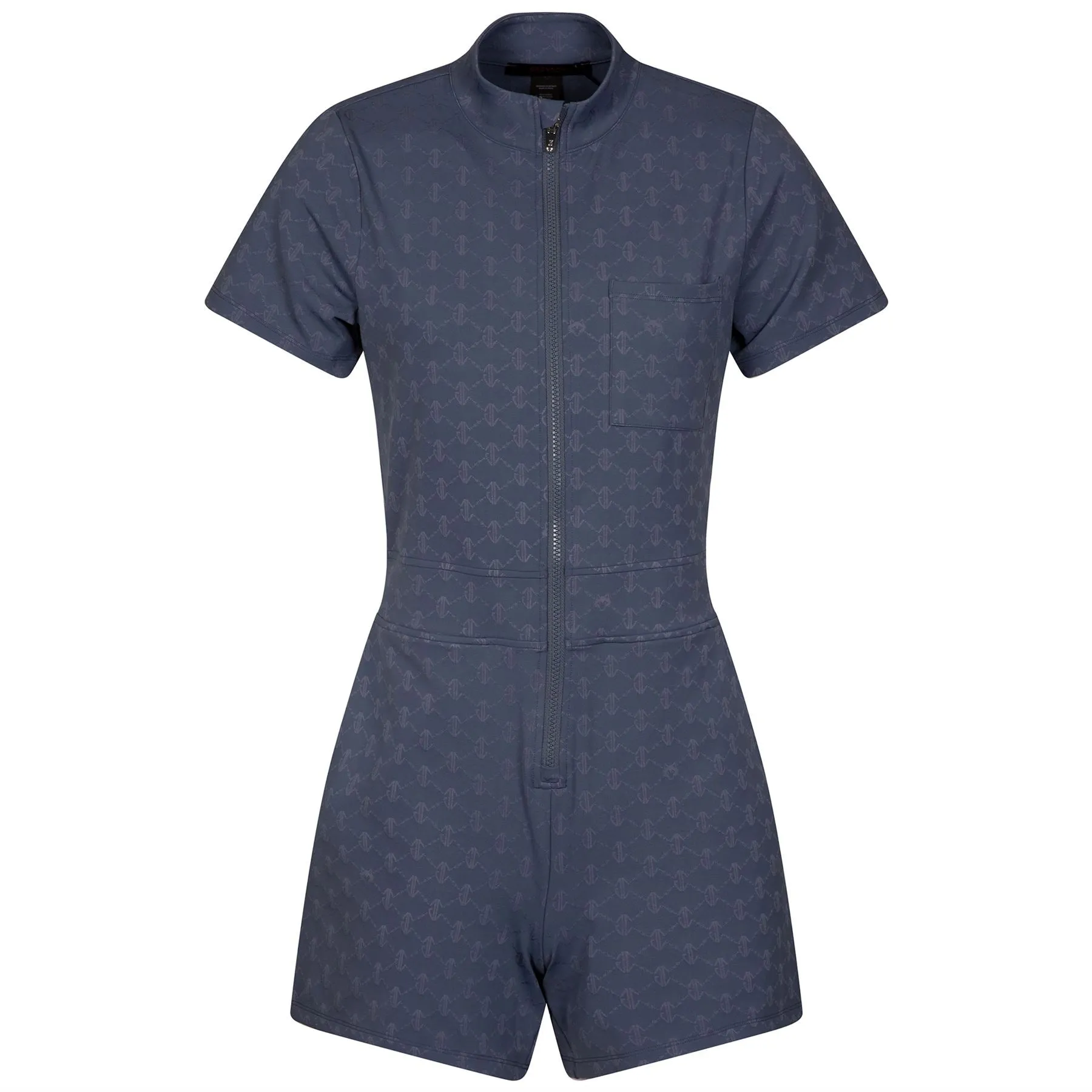 Womens Wolf Links Jacquard Dani Romper Vintage Indigo - SU24