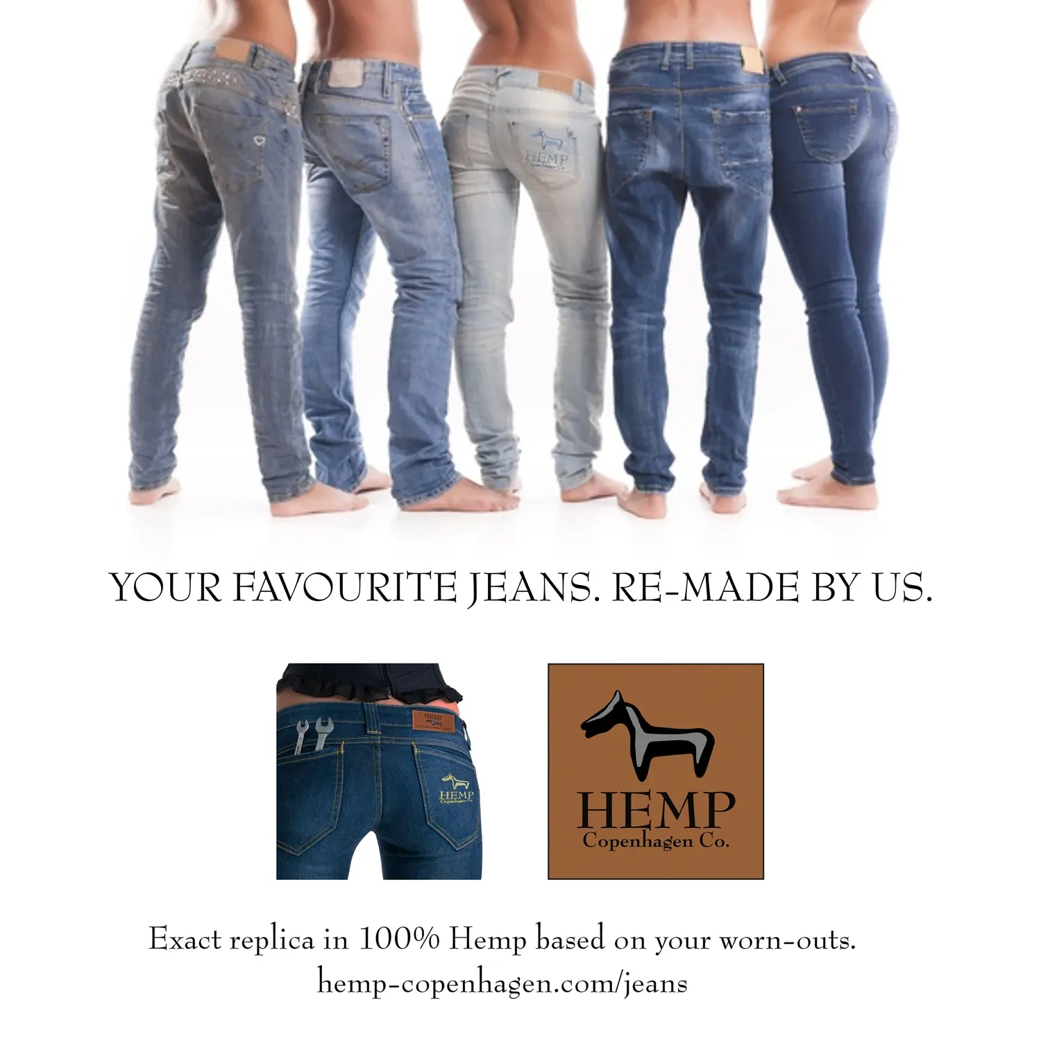 Your Favourite Jeans, re-made in 100% Hemp