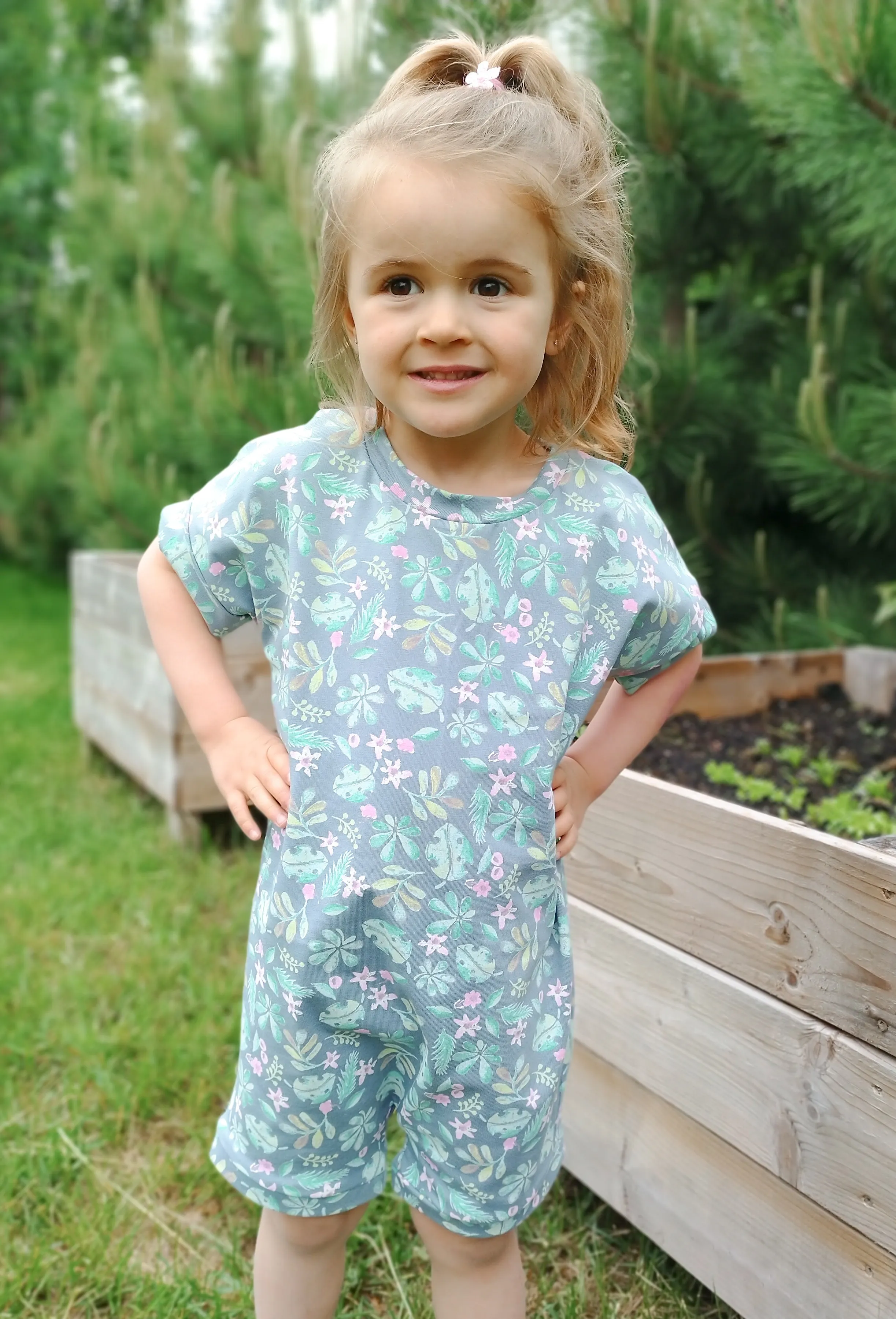 Youth Indigo Romper Digital Sewing Pattern Sizes NB-16Y